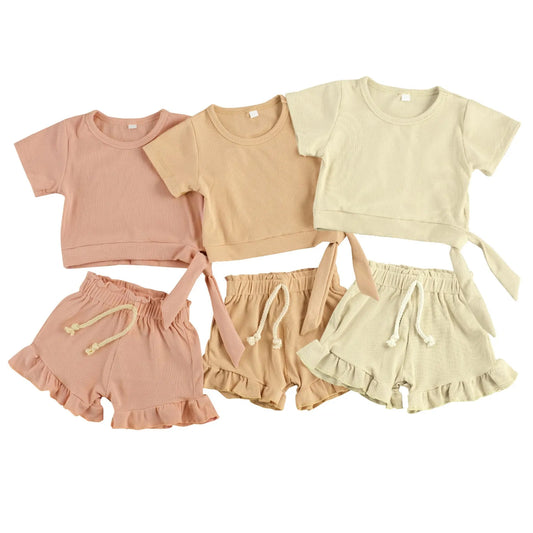 Conjunto de Verano de 2 Piezas para Bebé Niña