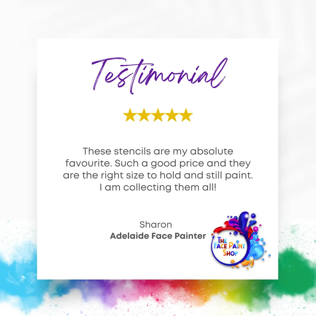 Face Painting Stencil - SA5 Transformers-1