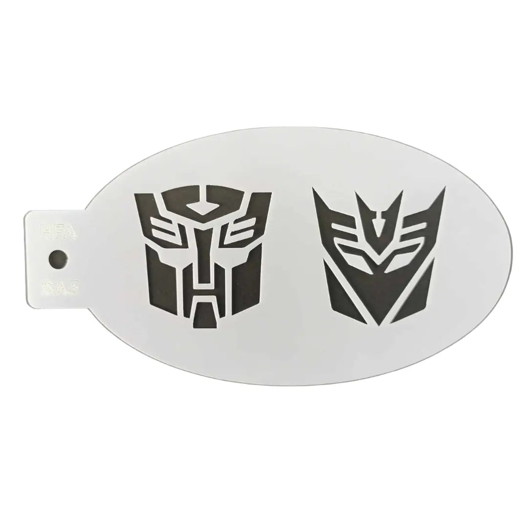 Face Painting Stencil - SA5 Transformers-0